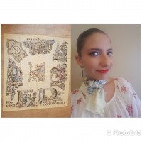 Vintage Cedric scarf 	