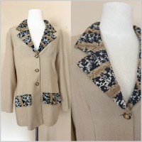 Leopard blazer