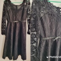 Black lace dress