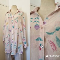 Miss Cassidy vintage sheer blouse